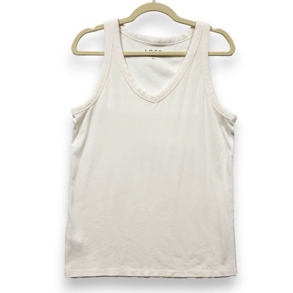 LOFT Ivory Sleeveless Top - Picture 2 of 10